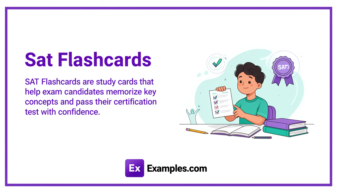sat flashcards
