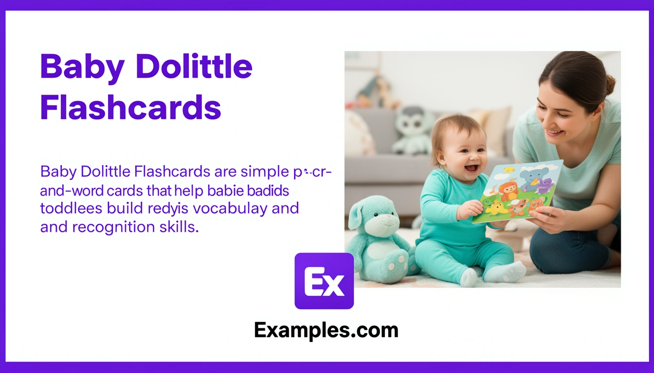 baby dolittle flashcards