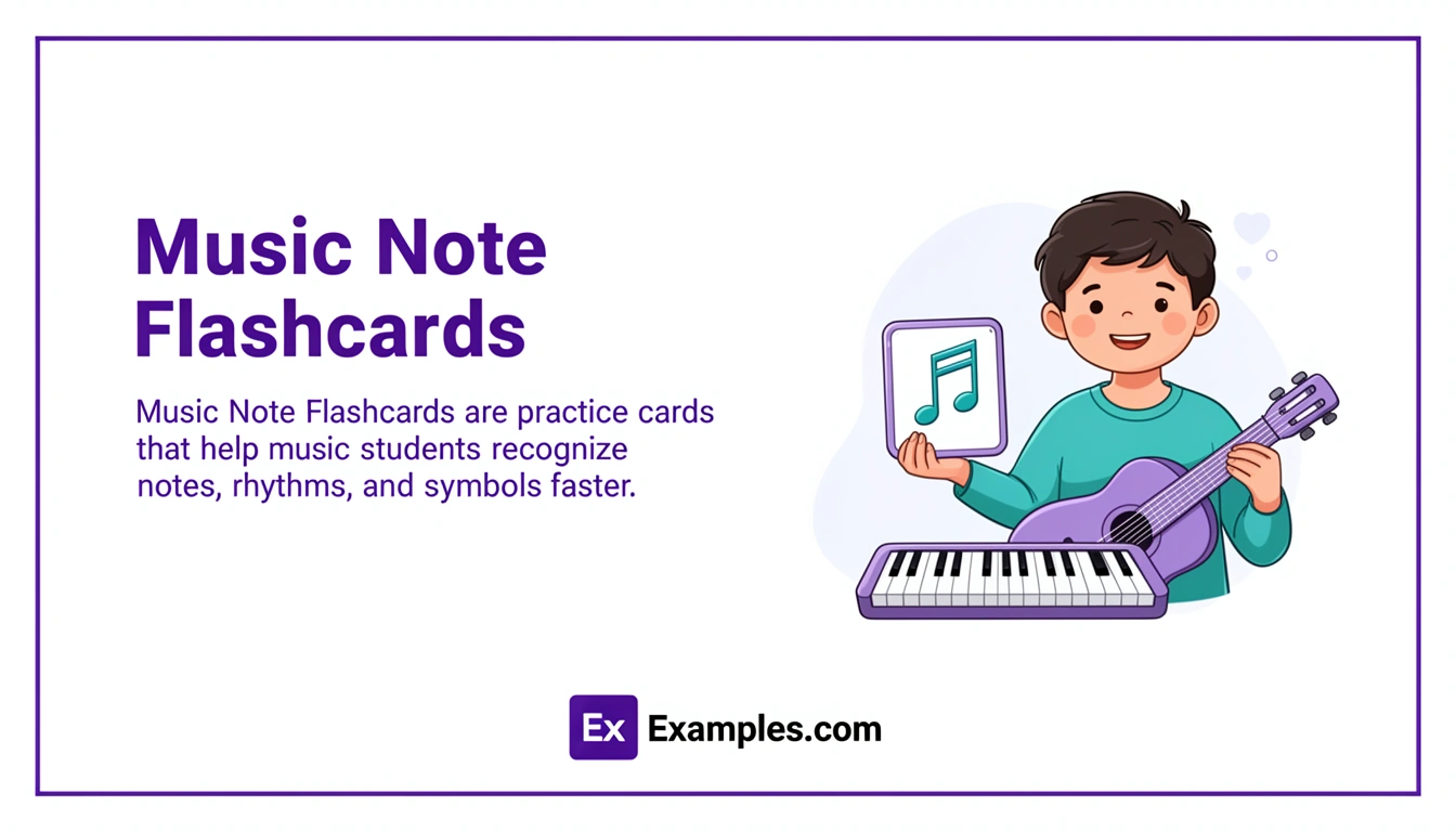 Music Note Flashcard Examples, Create Music Note Flashcards with AI