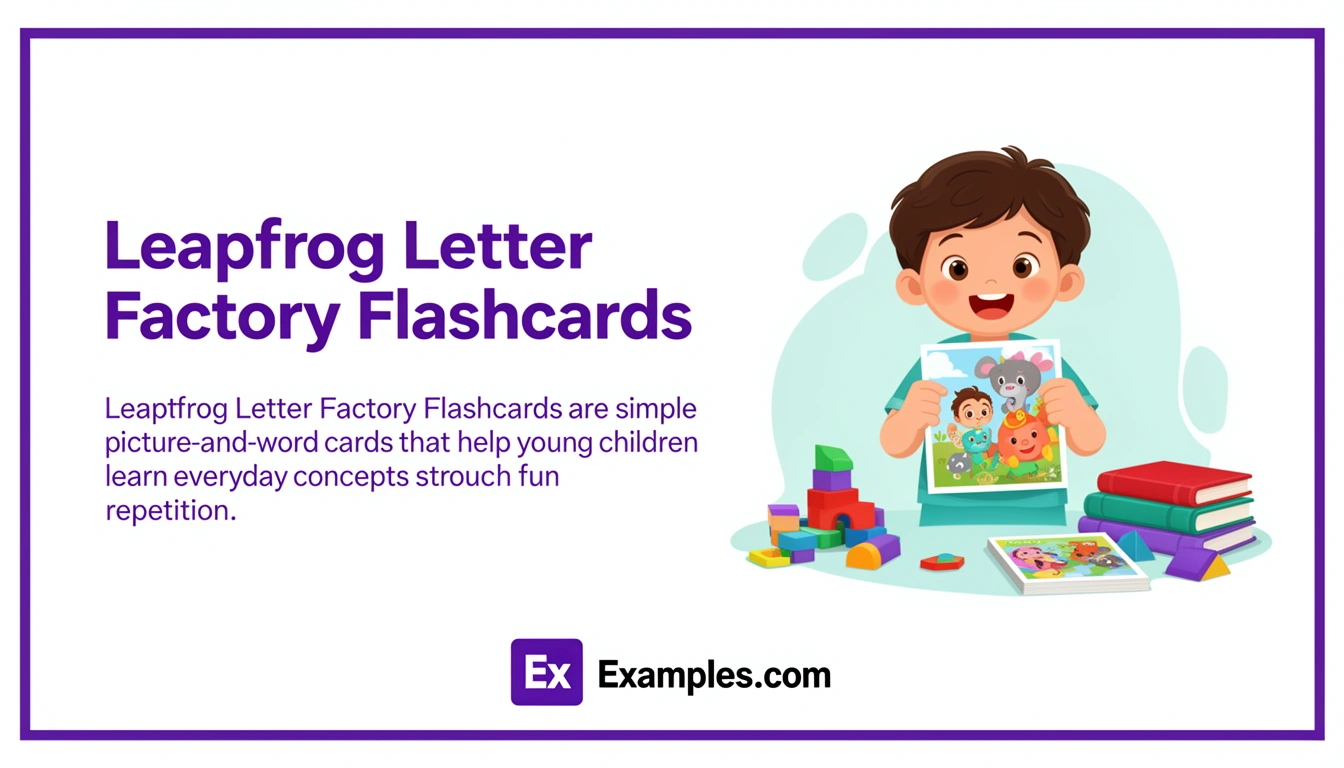 Leapfrog Letter Factory Flashcard Examples, Create Leapfrog Letter Factory Flashcards with AI