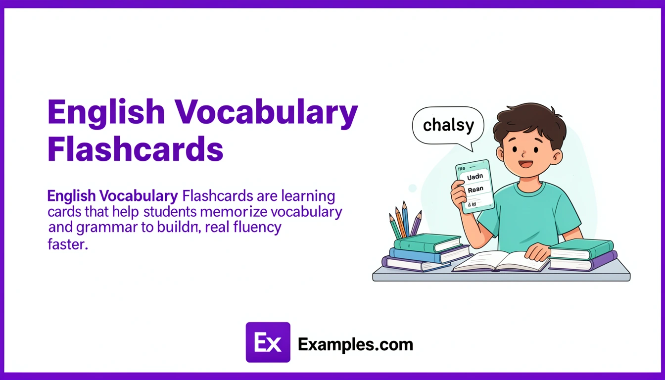 english vocabulary flashcards