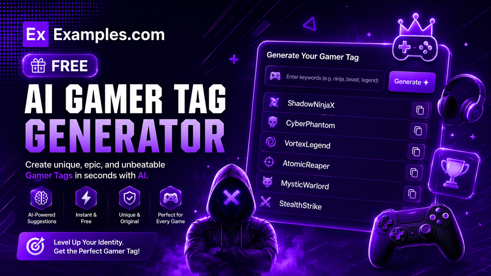 free ai gamer tag generator