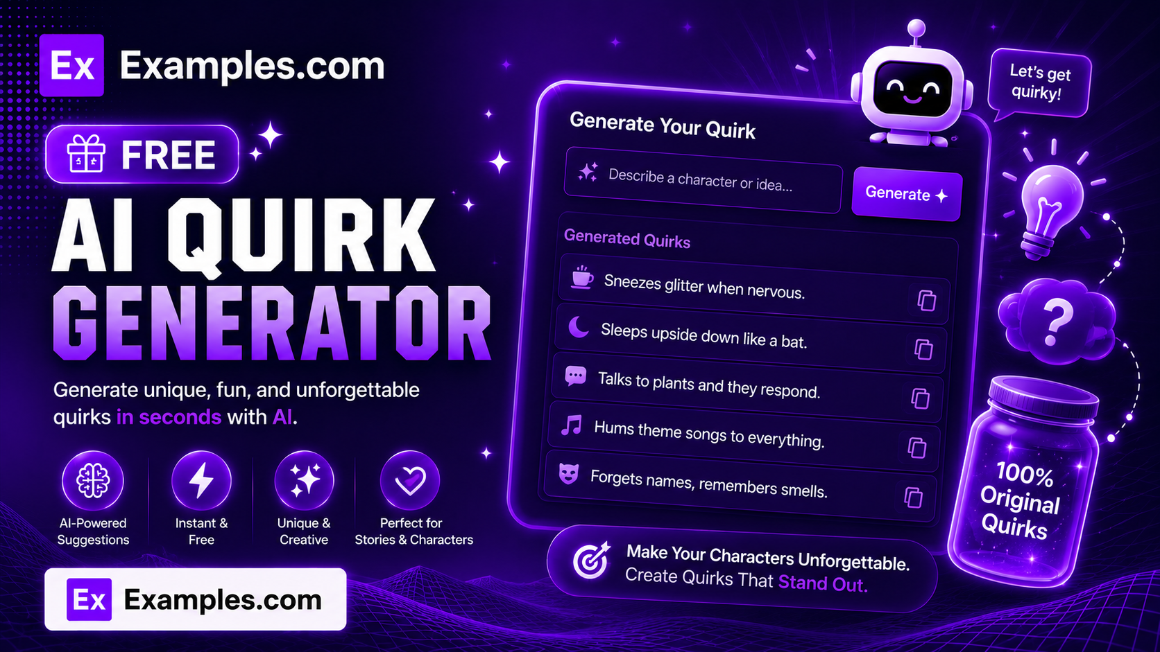 free ai quirk generator
