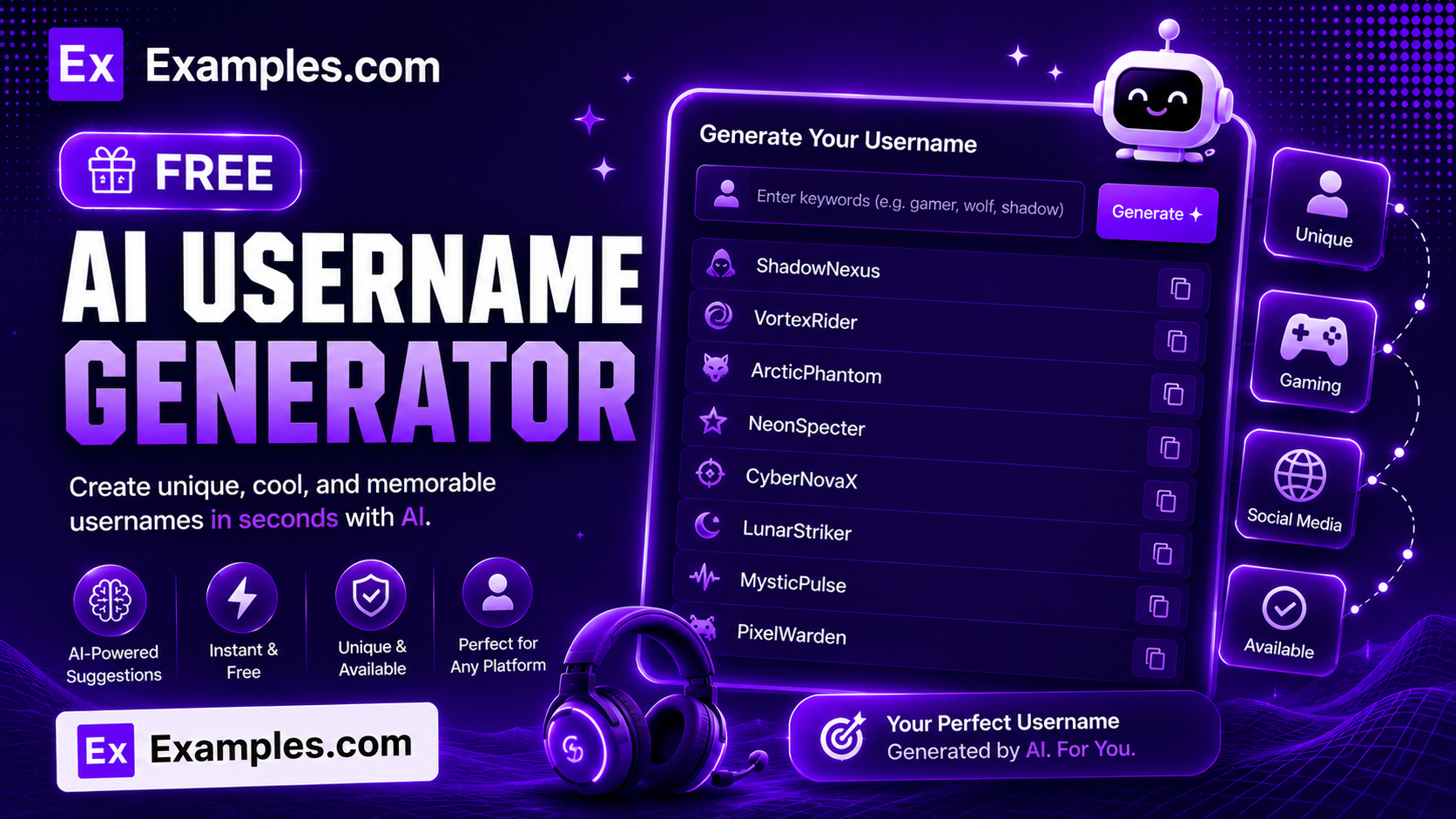 free ai username generator