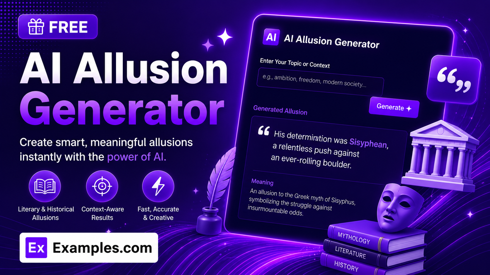 Free AI Allusion Generator