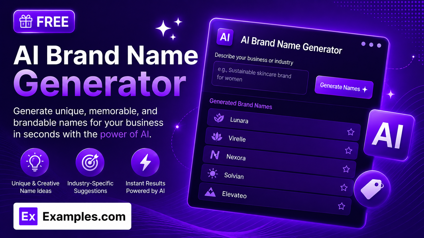 Free AI Brand Name Generator