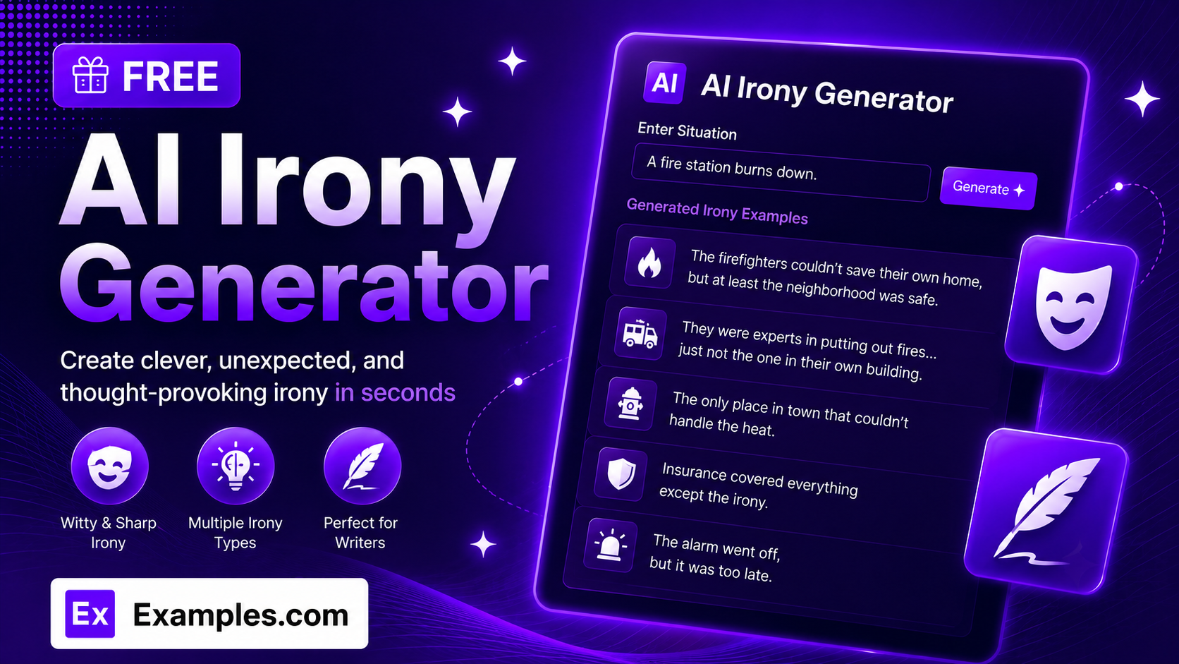 Free AI Irony Generator