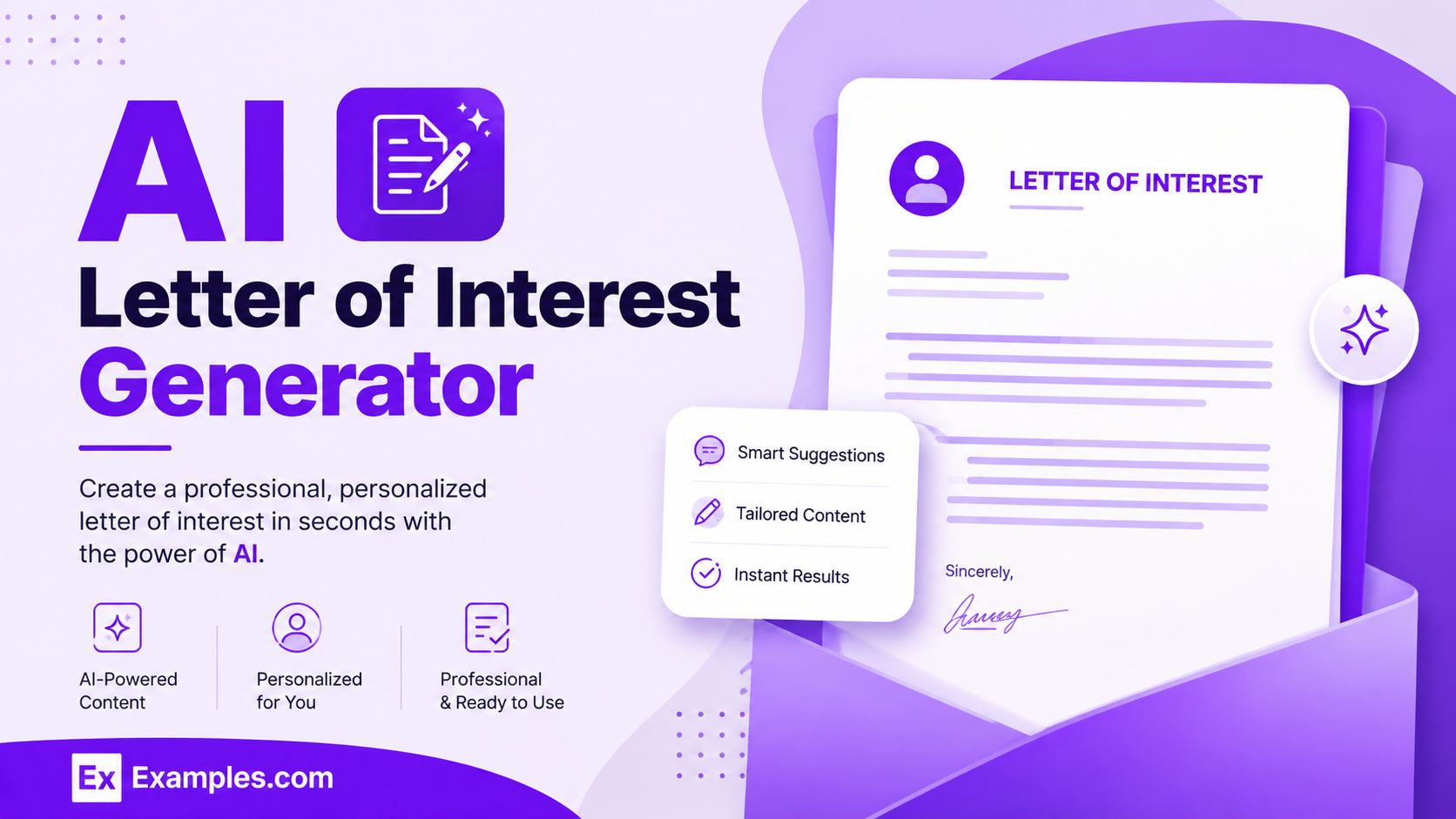 Free AI Letter of Interest Generator, 50+ Real Letter of Interest Examples