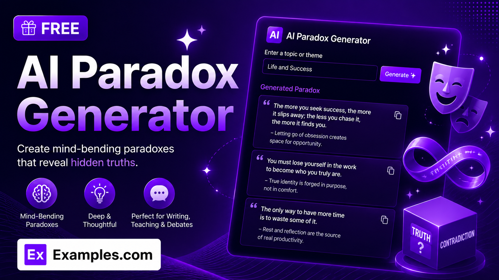 Free AI Paradox Generator