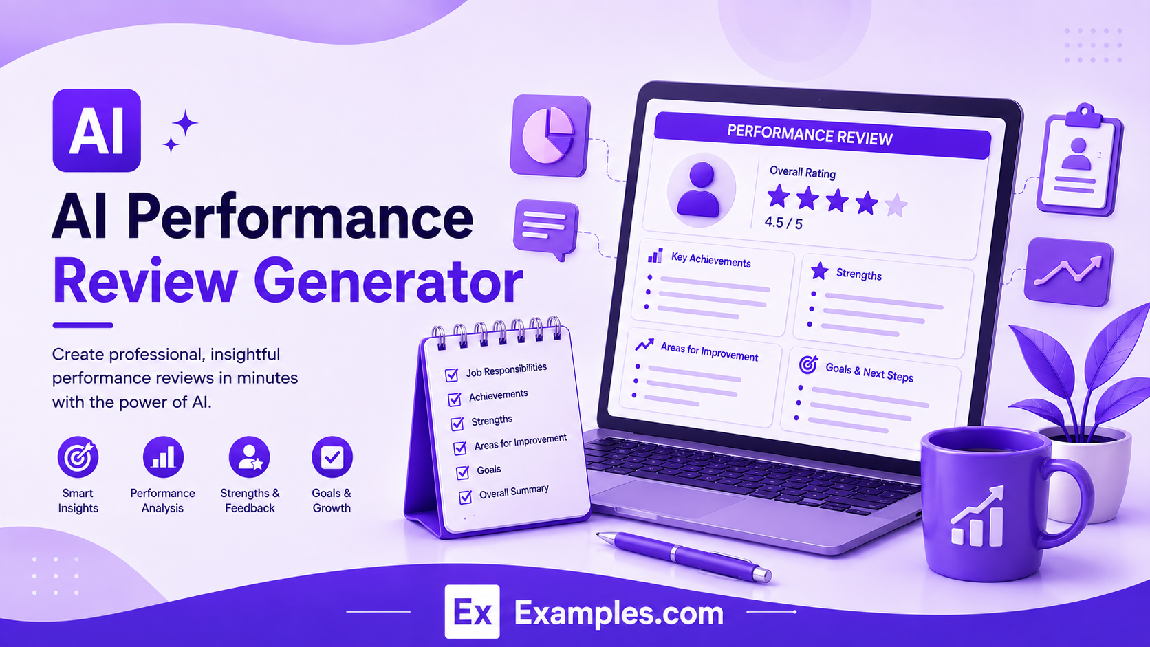 Free AI Performance Review Generator, 50+ Real Performance Review Examples