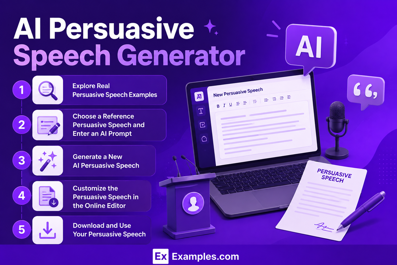 AI Persuasive Speech Generator