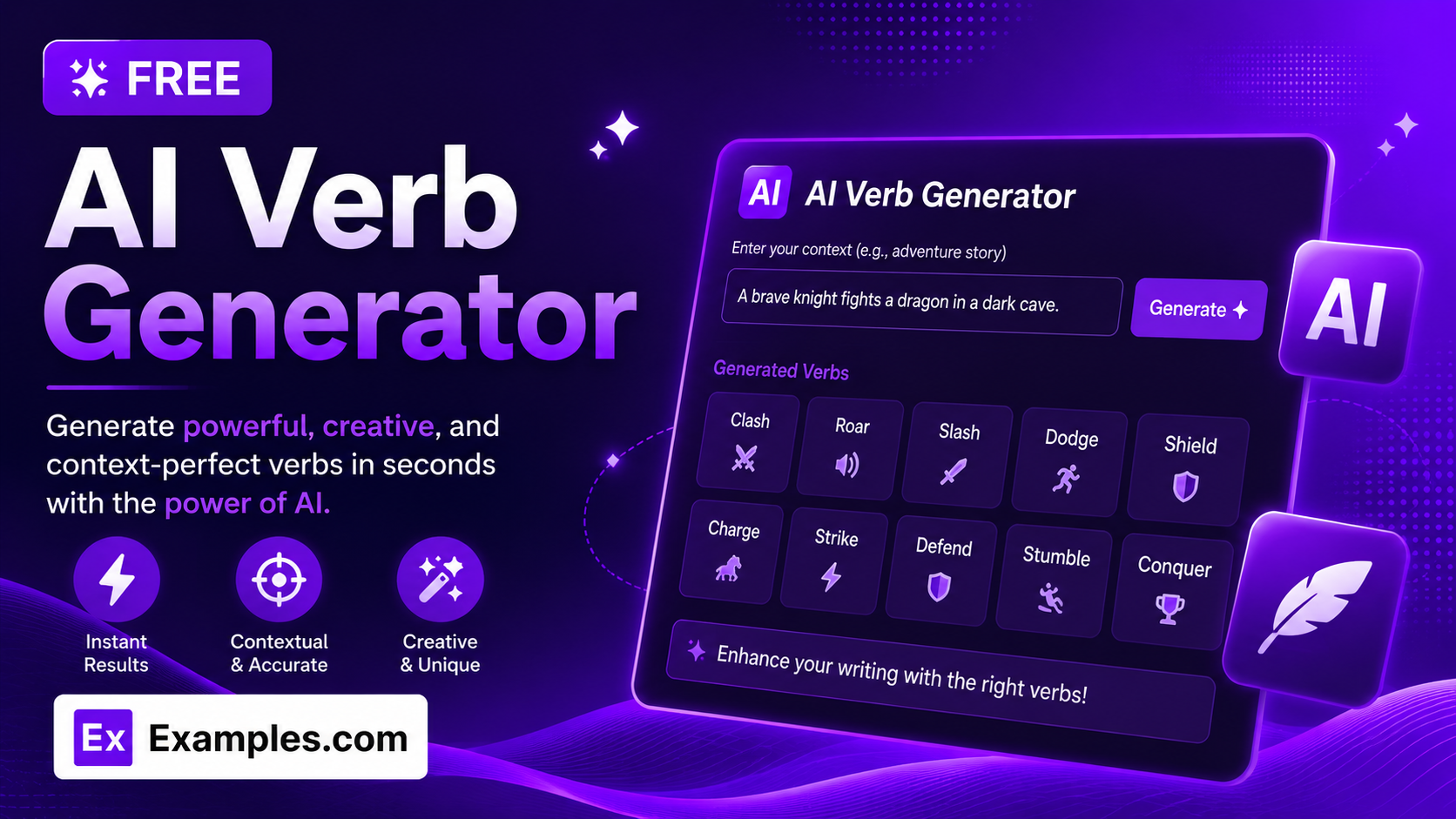 Free AI Verb Generator