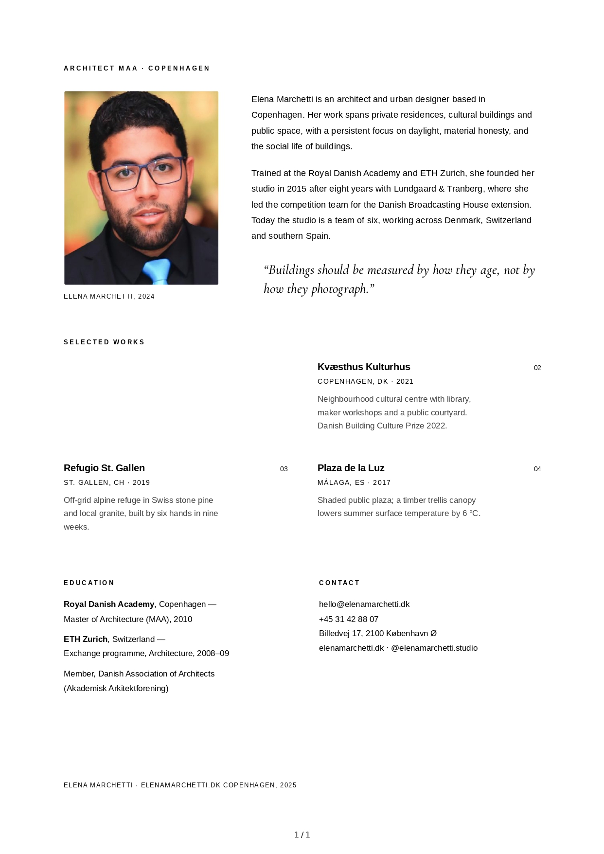 About Me for Architect - Free AI About Me Generator, 50+ Real About Me Examples