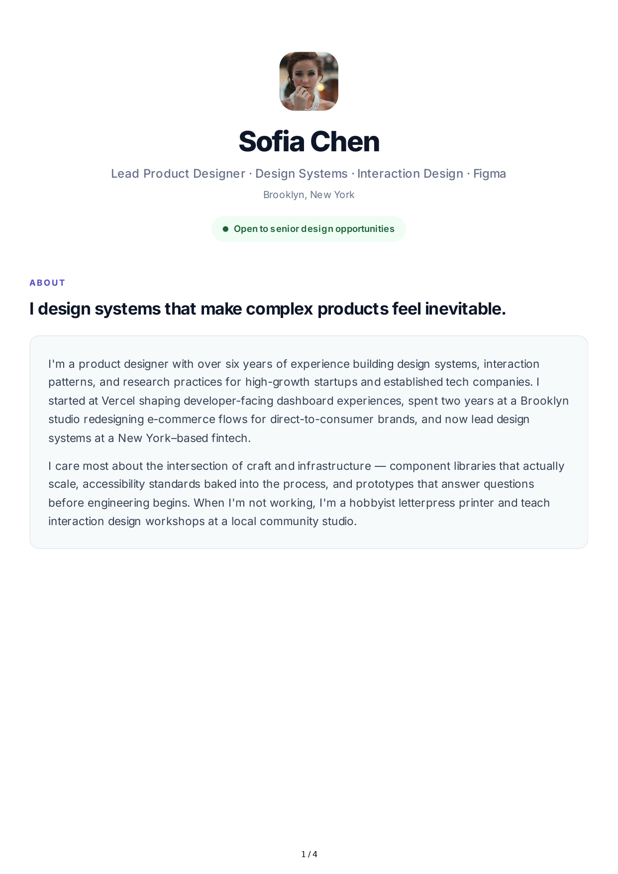 About Me for CV - Free AI About Me Generator, 50+ Real About Me Examples