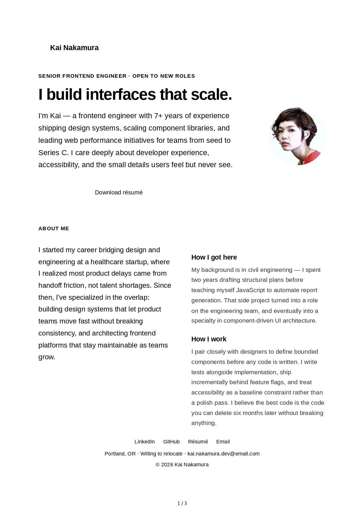 About Me for Job Application - Free AI About Me Generator, 50+ Real About Me Examples