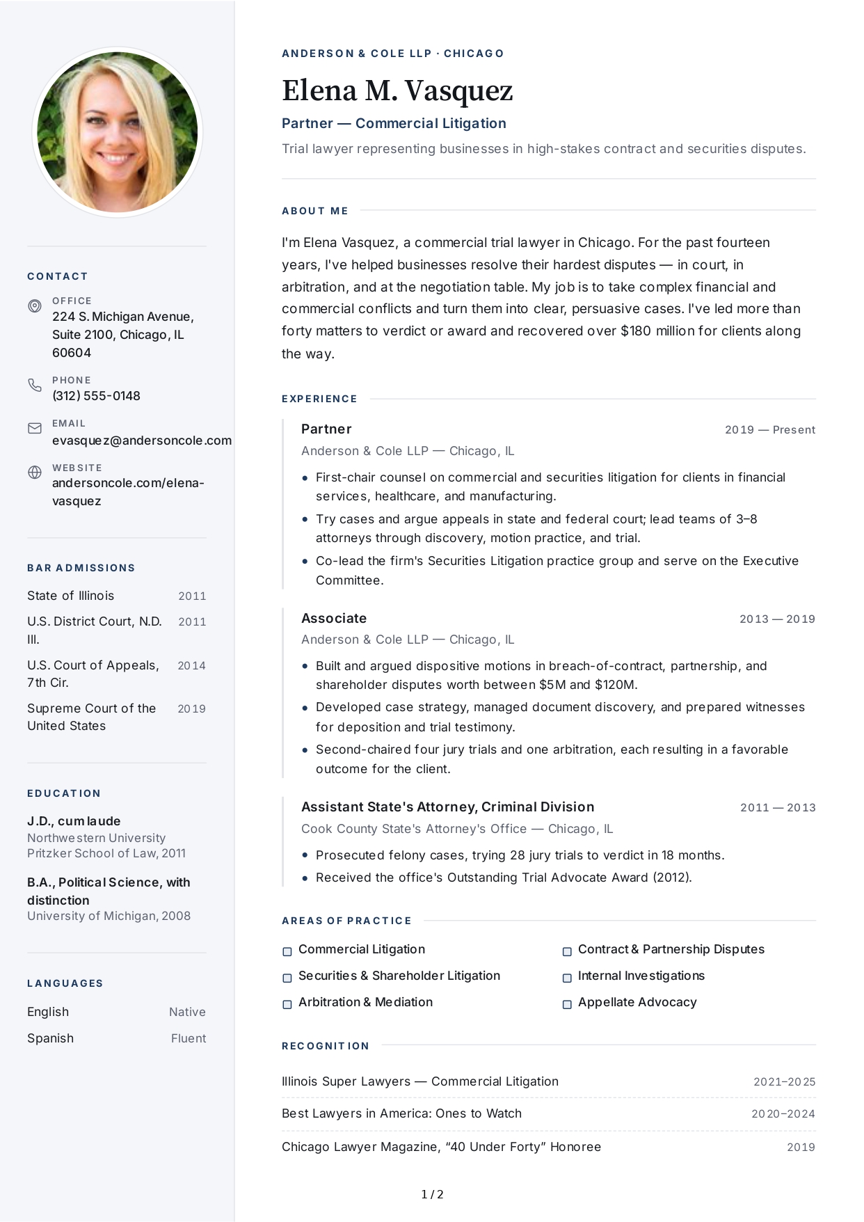 About Me for Lawyer - Free AI About Me Generator, 50+ Real About Me Examples
