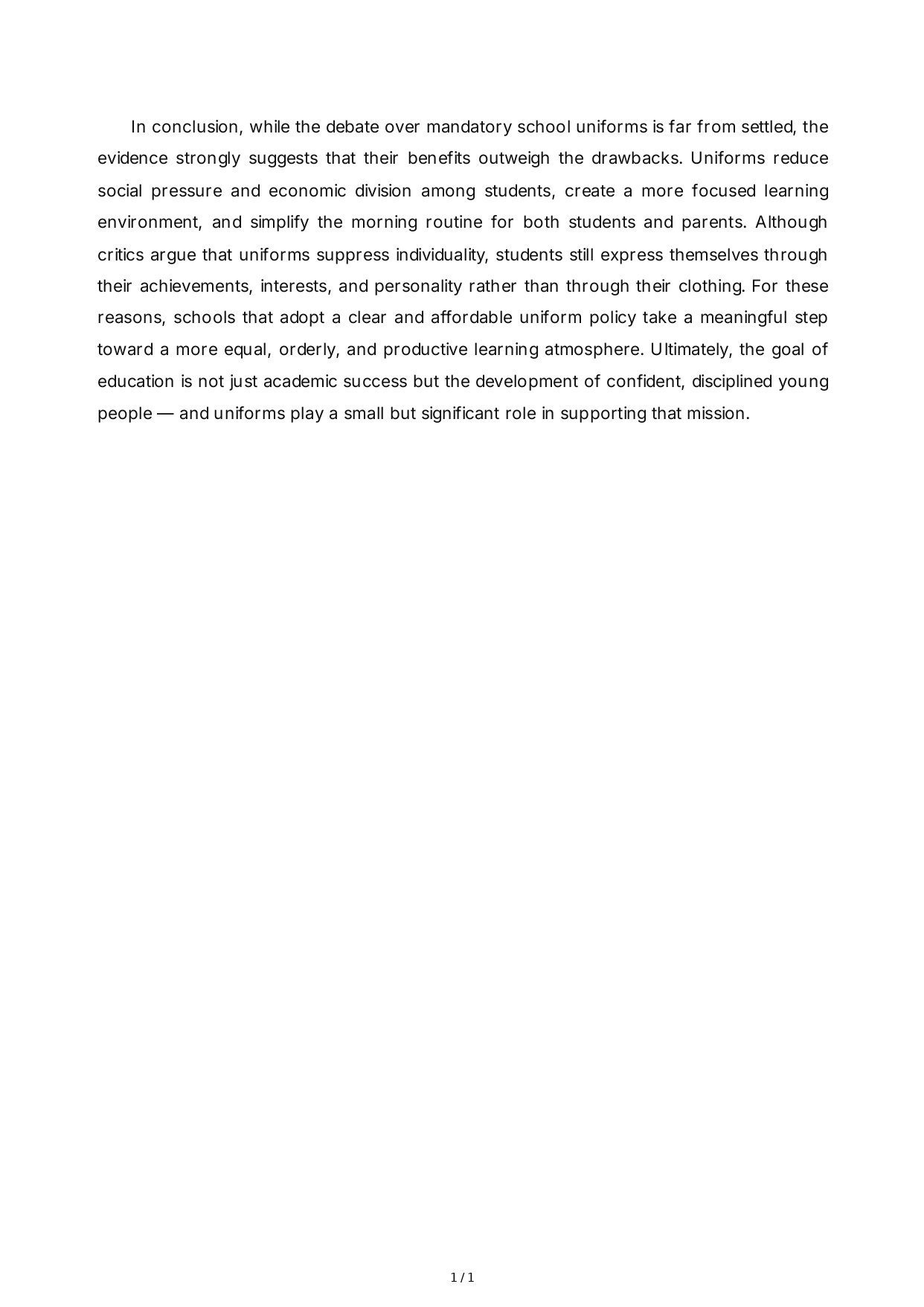 Argumentative Essay Conclusion Paragraph - Free AI Conclusion Paragraph Generator, 50+ Real Conclusion Paragraph Examples