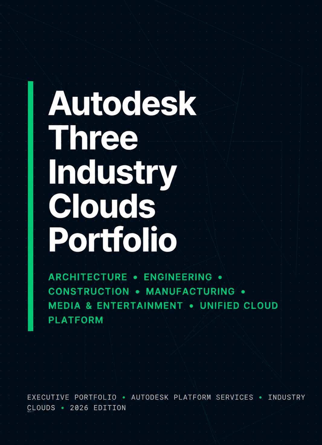 Autodesk Three Industry Clouds Portfolio - Free AI Portfolio Generator, 50+ Real Portfolio Examples