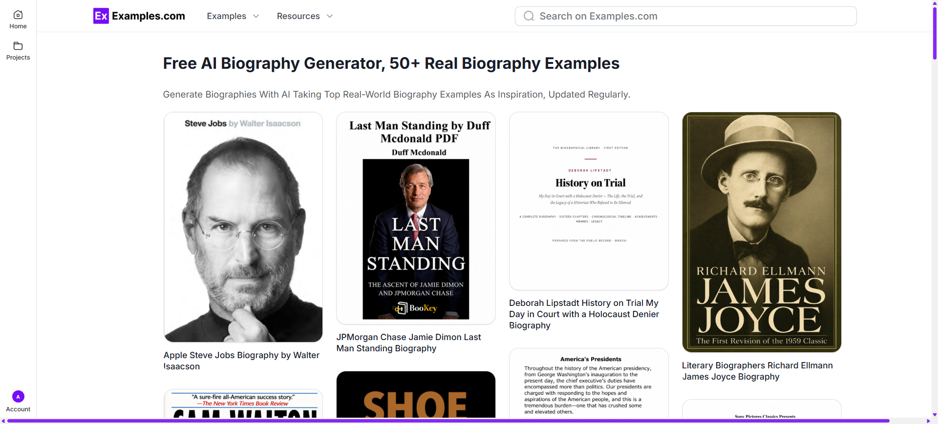 Explore Real-World Biography Examples