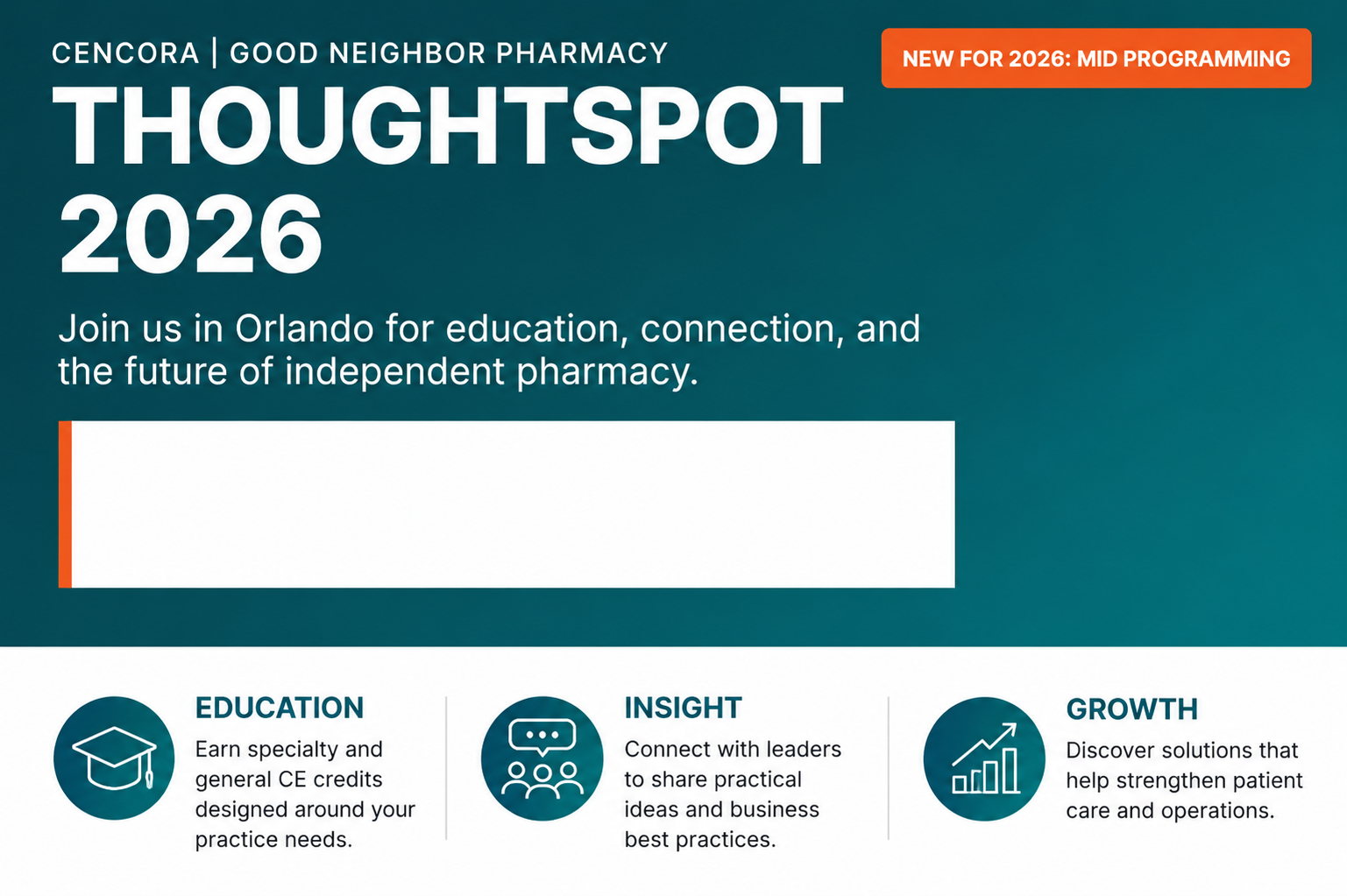 Cencora ThoughtSpot Annual Conference Registration & Invitation Postcard - Free AI Postcard Generator, 50+ Real Postcard Examples