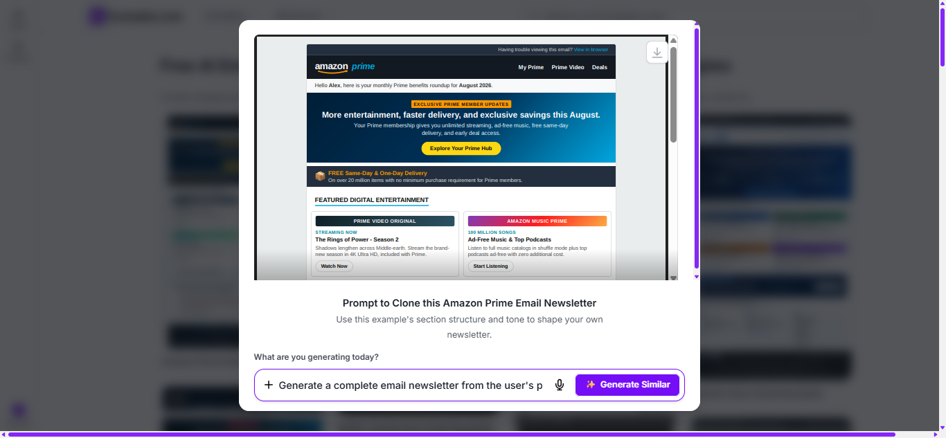 Email Newsletter Examples