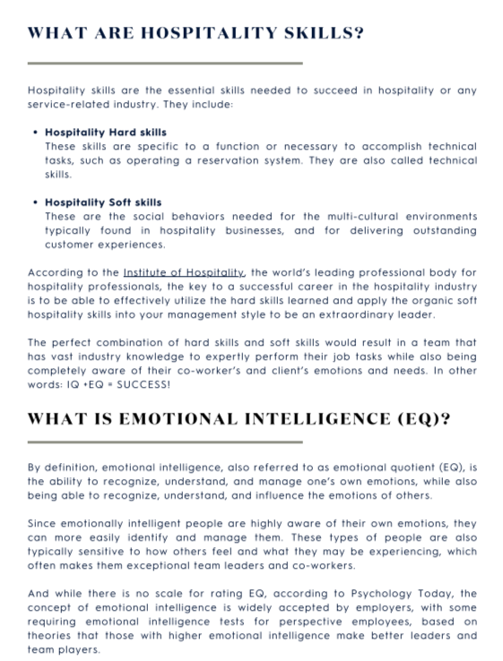 Communication Skills for Hospitality - Free AI Communication Skills Generator, 50+ Real Communication Skills Examples