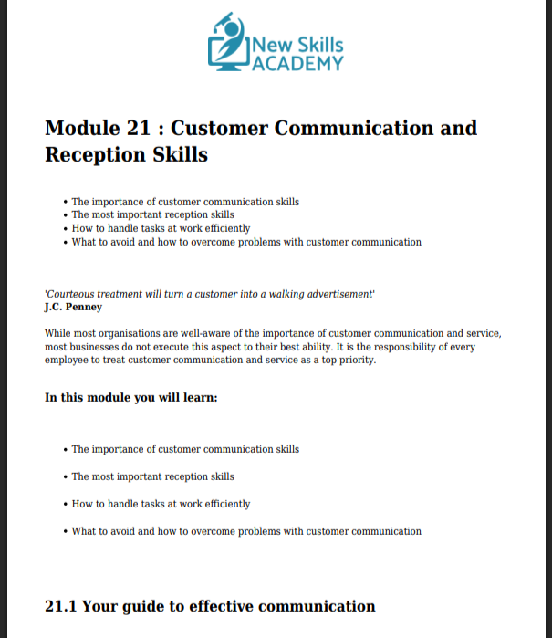 Communication Skills for Receptionist - Free AI Communication Skills Generator, 50+ Real Communication Skills Examples
