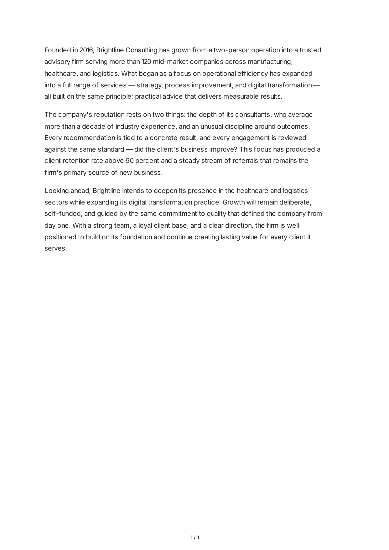 Company Profile Conclusion Paragraph - Free AI Conclusion Paragraph Generator, 50+ Real Conclusion Paragraph Examples