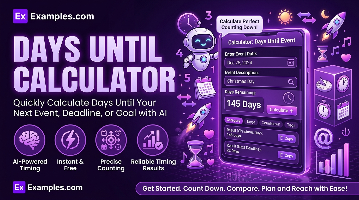 Days until Calculator