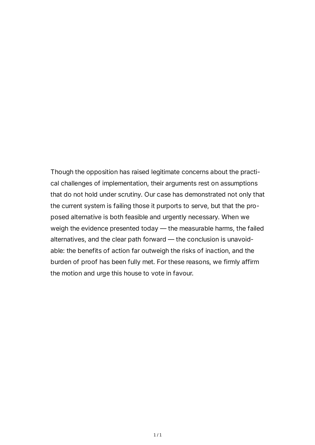 Debate Conclusion Paragraph - Free AI Conclusion Paragraph Generator, 50+ Real Conclusion Paragraph Examples