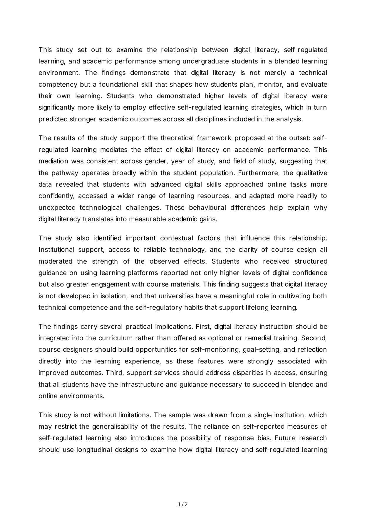 Dissertation Conclusion Paragraph - Free AI Conclusion Paragraph Generator, 50+ Real Conclusion Paragraph Examples