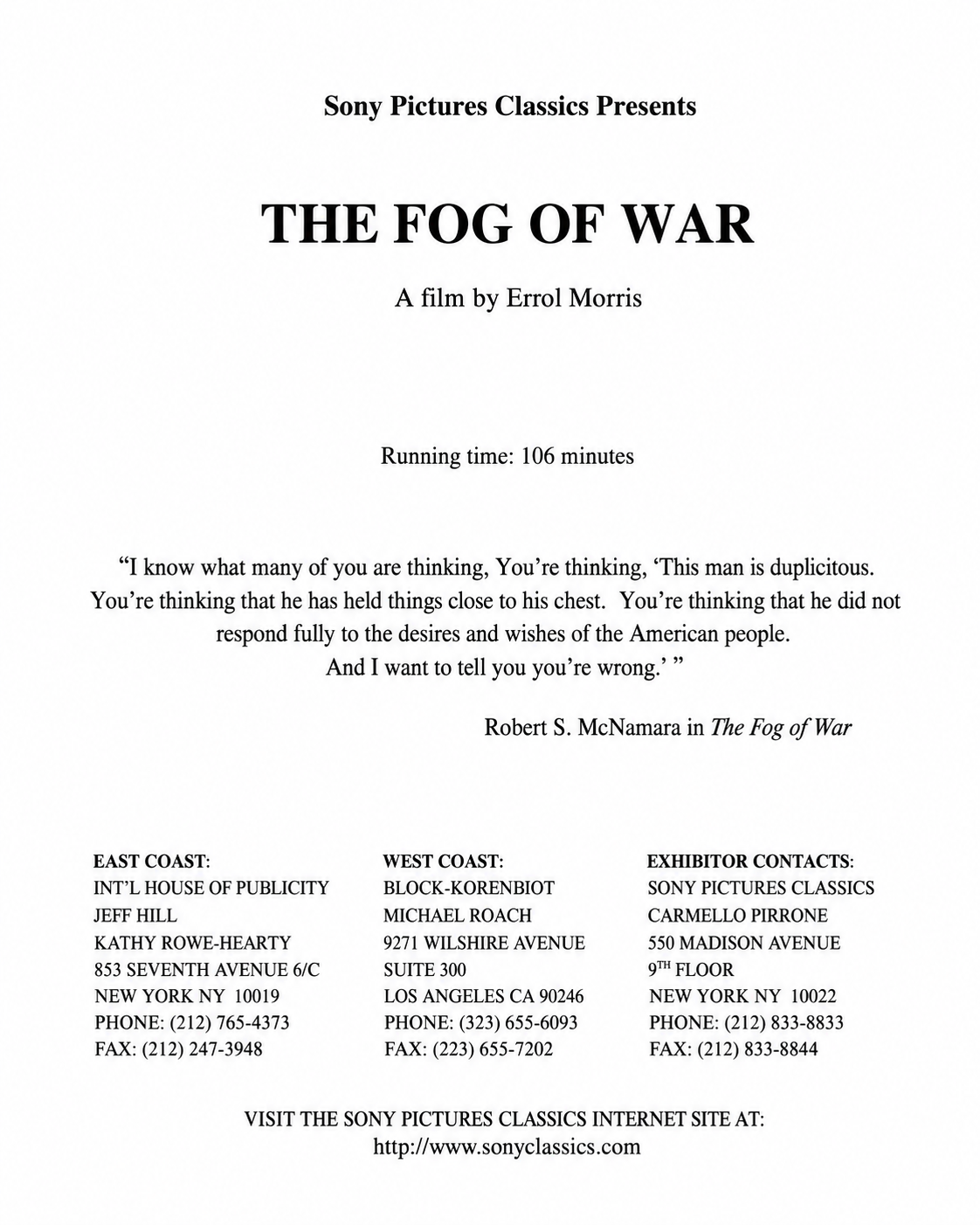 Documentary Filmmakers Errol Morris The Fog of War Biography - Free AI Biography Generator, 50+ Real Biography Examples