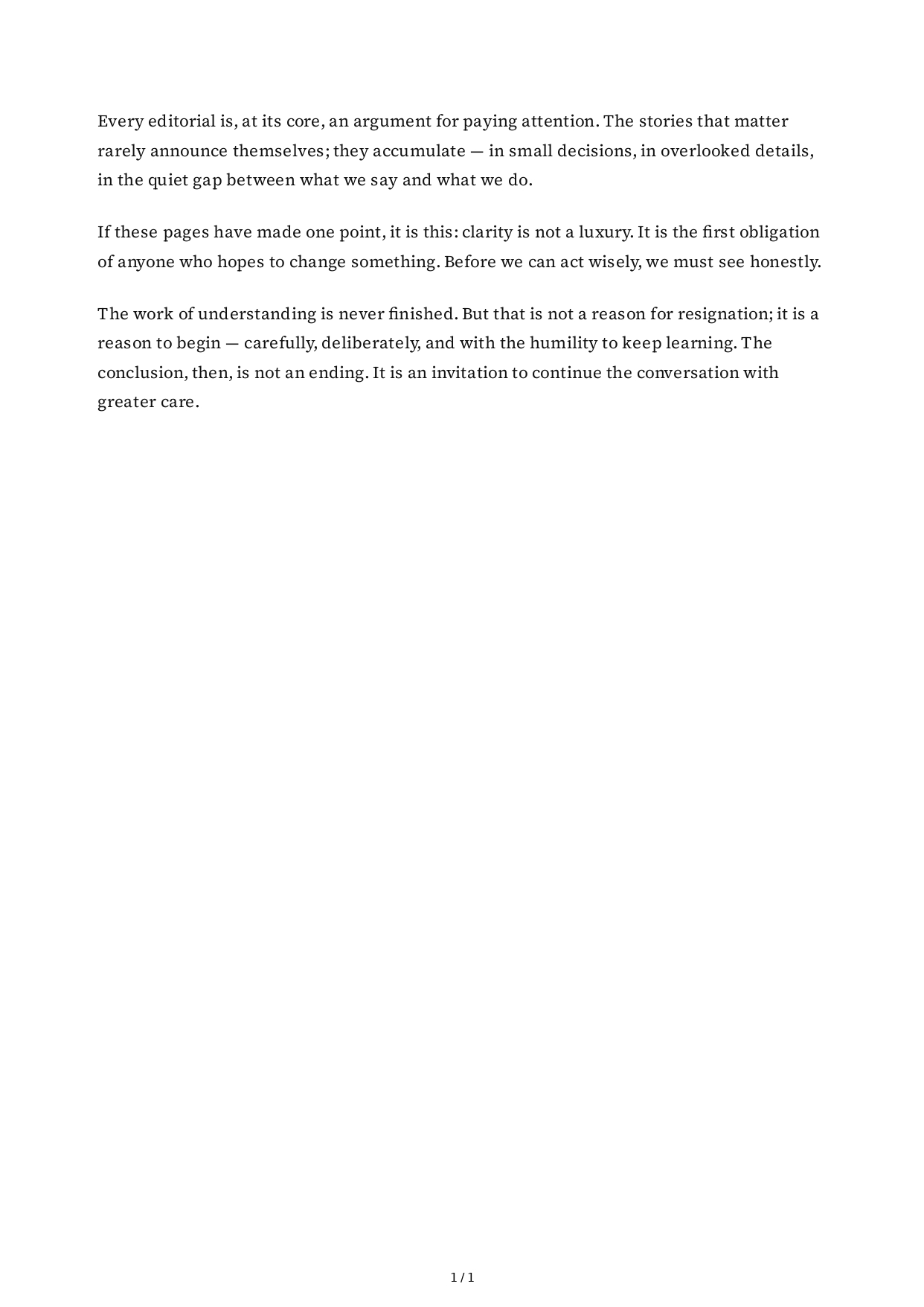 Editorial Conclusion Paragraph - Free AI Conclusion Paragraph Generator, 50+ Real Conclusion Paragraph Examples