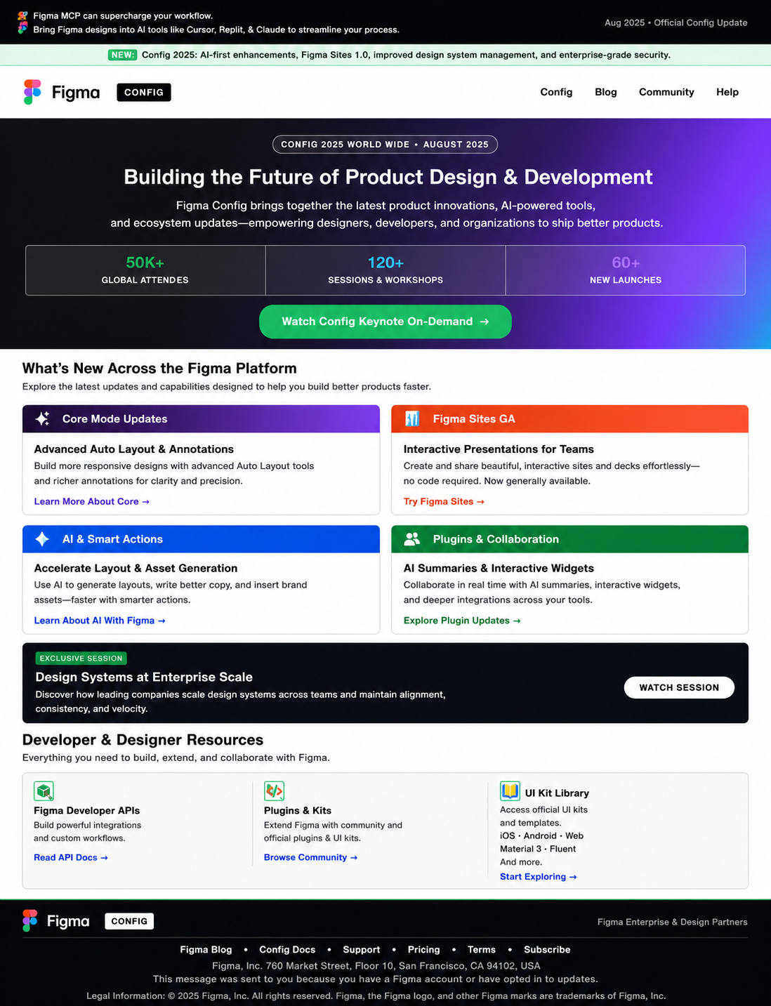 Figma Config Email Newsletter - Free AI Email Newsletter Generator, 50+ Real Email Newsletter Examples