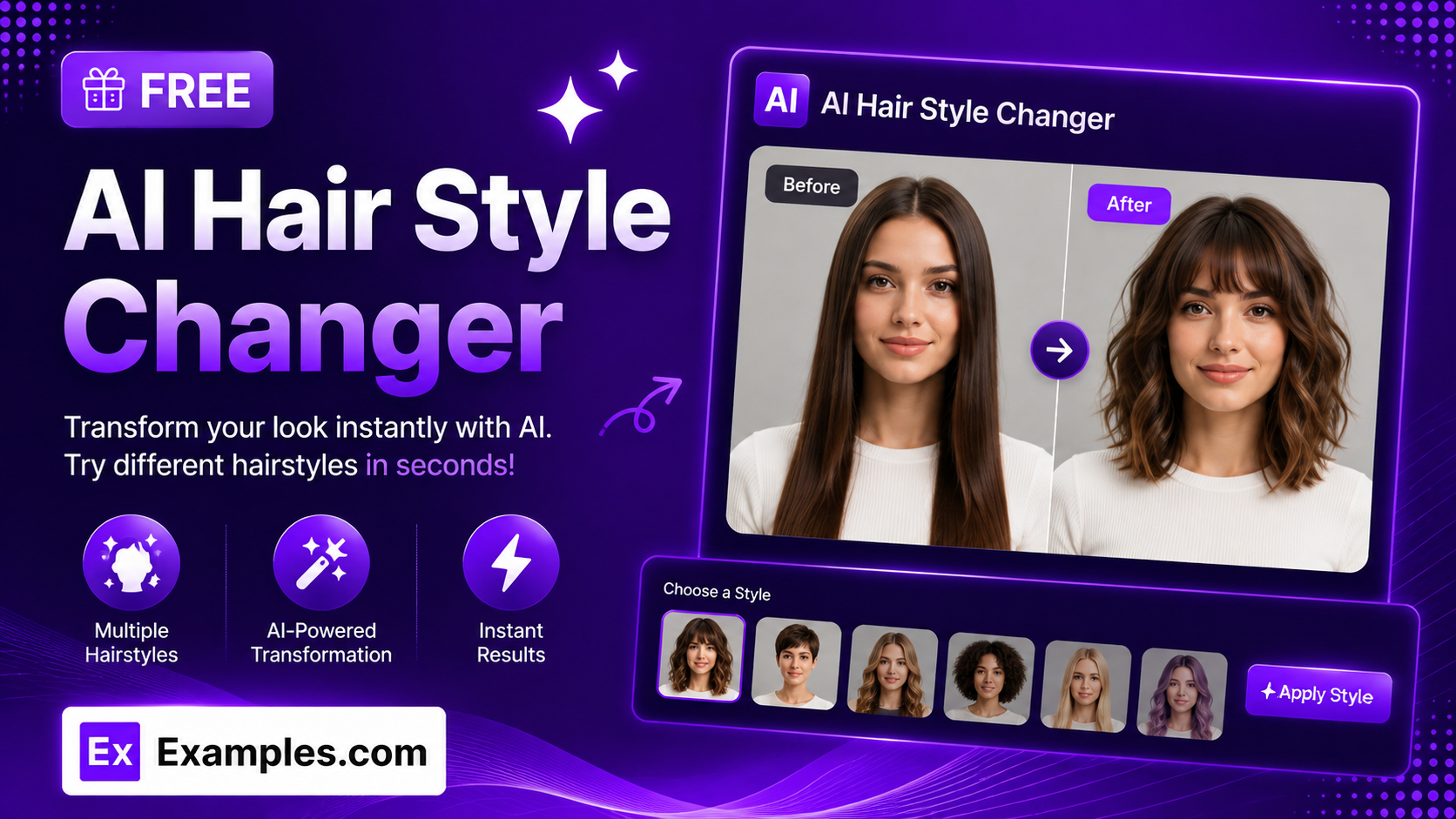 Free AI Hair Style Changer