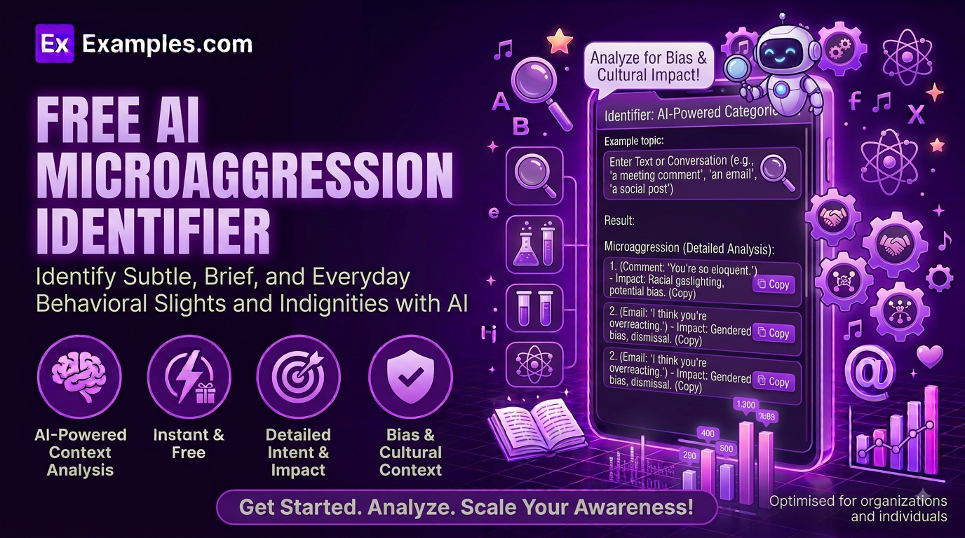 Free ai microagressions identifier