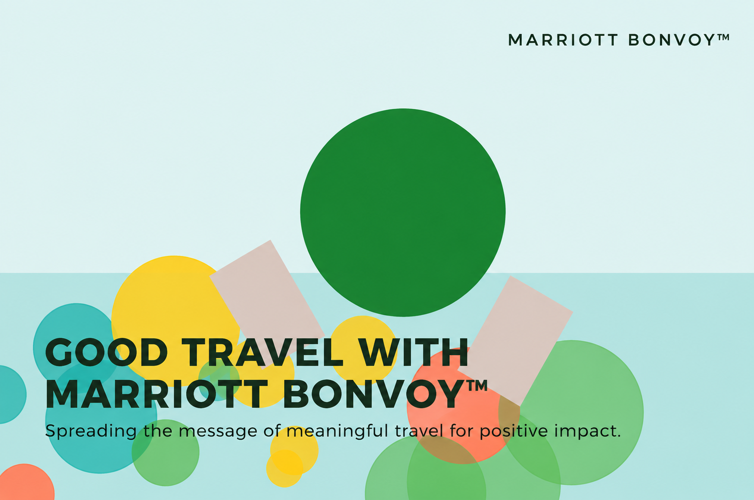 Good Travel with Marriott Bonvoy Purpose-Led Postcard - Free AI Postcard Generator, 50+ Real Postcard Examples