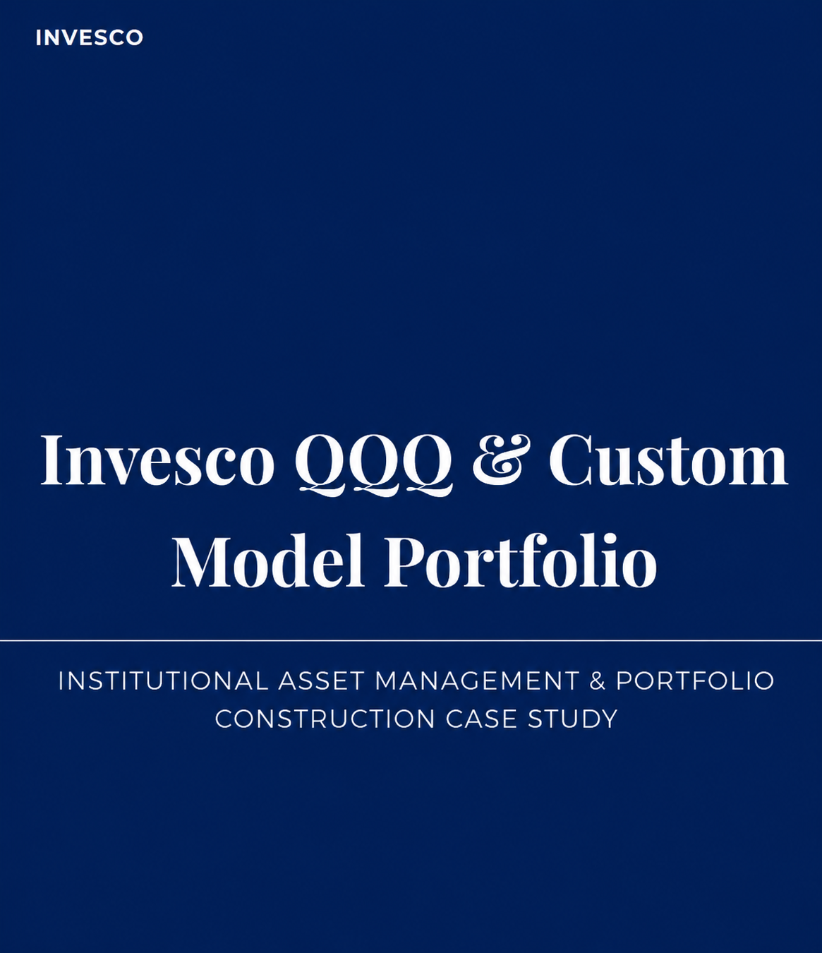 Invesco QQQ & Custom Model Portfolio - Free AI Portfolio Generator, 50+ Real Portfolio Examples