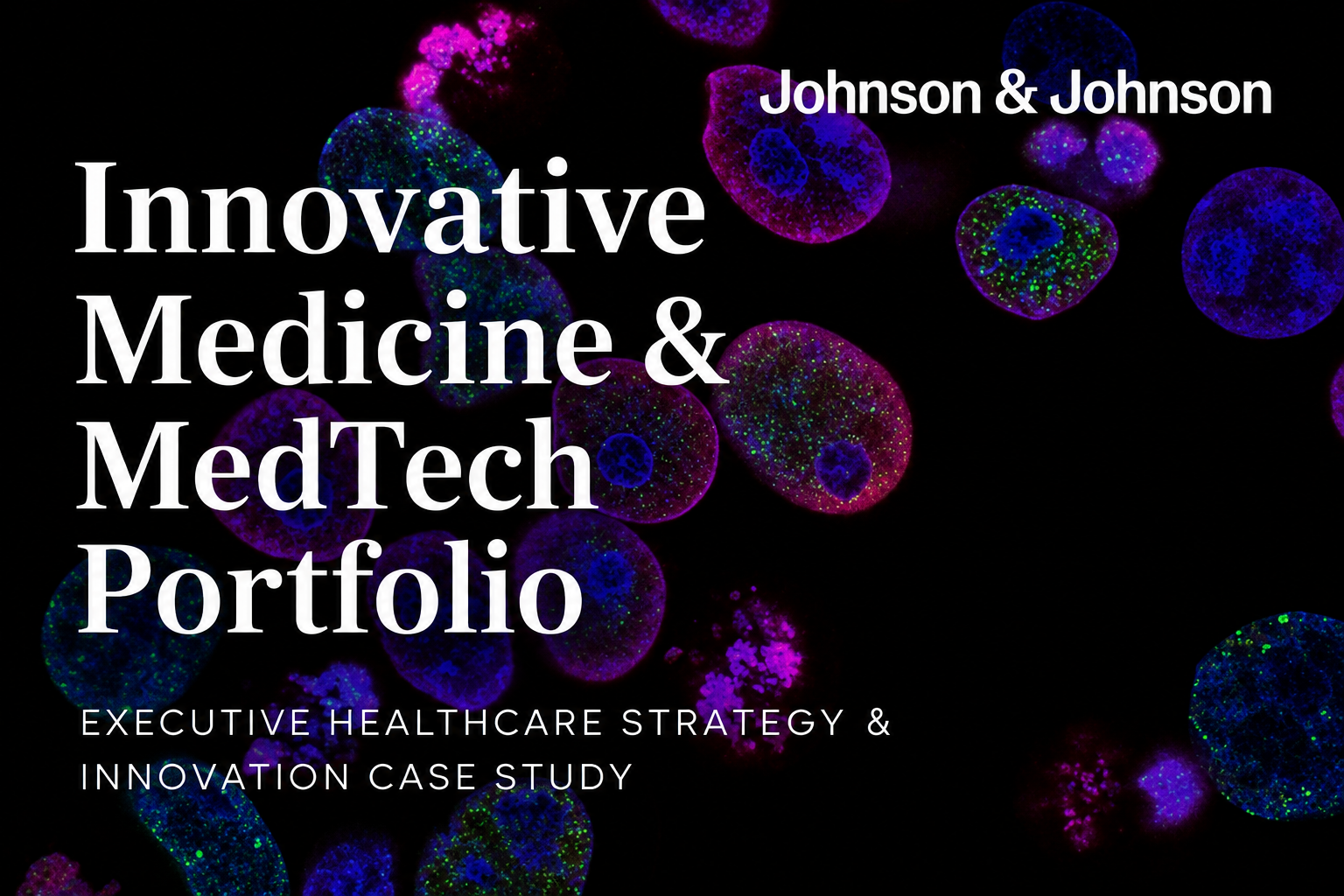 Johnson & Johnson Innovative Medicine & MedTech Portfolio - Free AI Portfolio Generator, 50+ Real Portfolio Examples