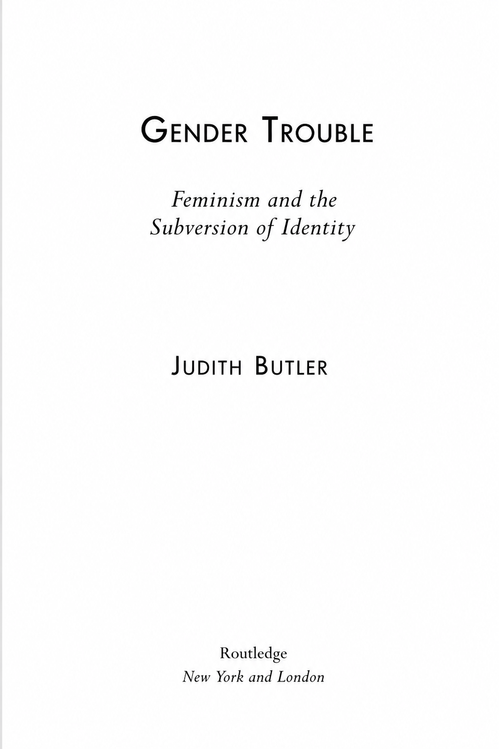 Judith Butler Gender Trouble Biography - Free AI Biography Generator, 50+ Real Biography Examples