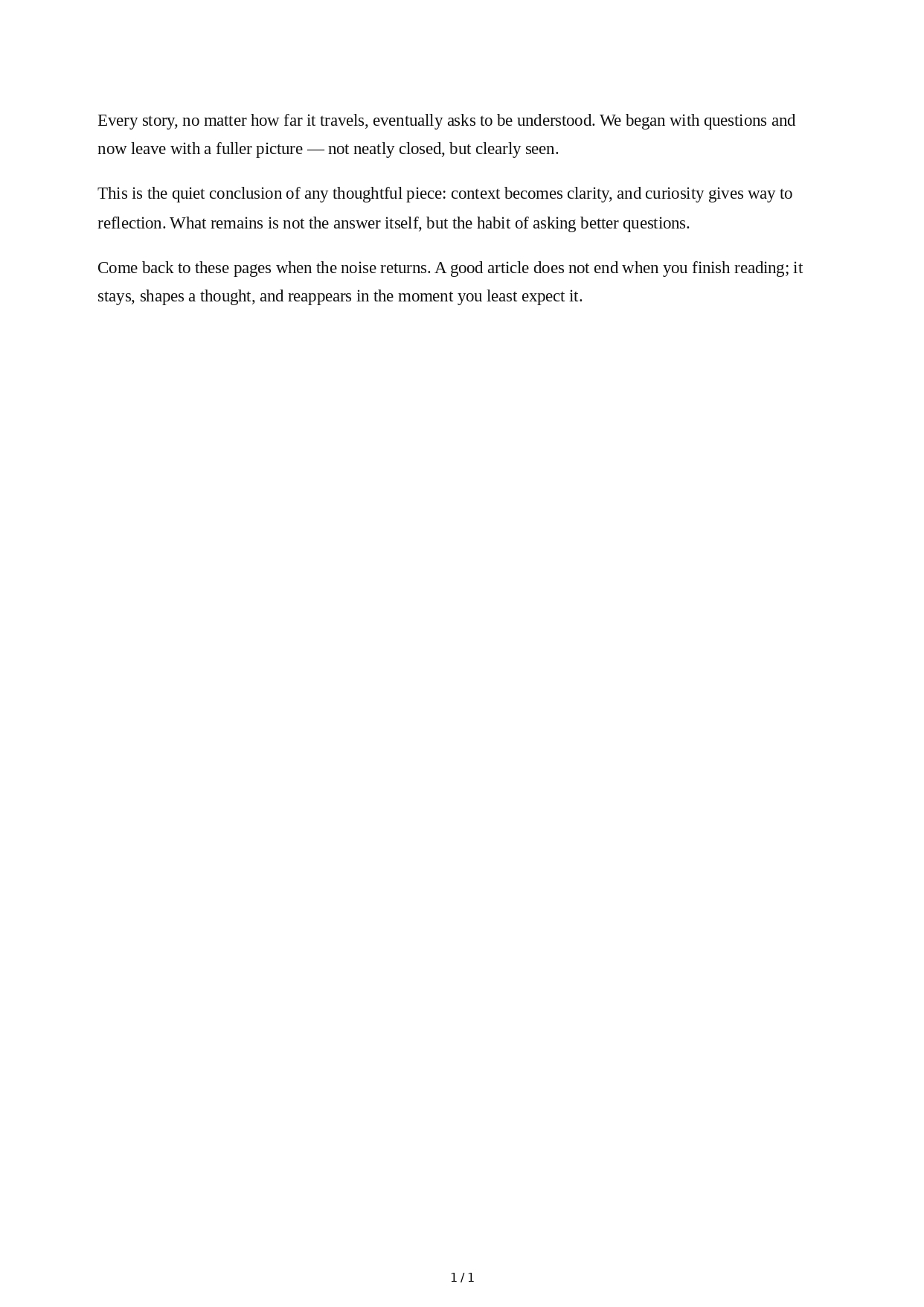 Magazine Article Conclusion Paragraph - Free AI Conclusion Paragraph Generator, 50+ Real Conclusion Paragraph Examples