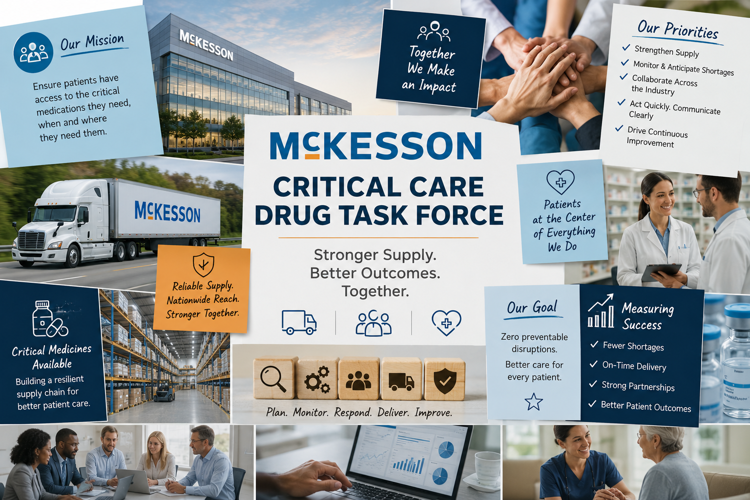 McKesson Critical Care Drug Task Force Vision Board - Free AI Vision Board Generator, 50+ Real Vision Board Examples
