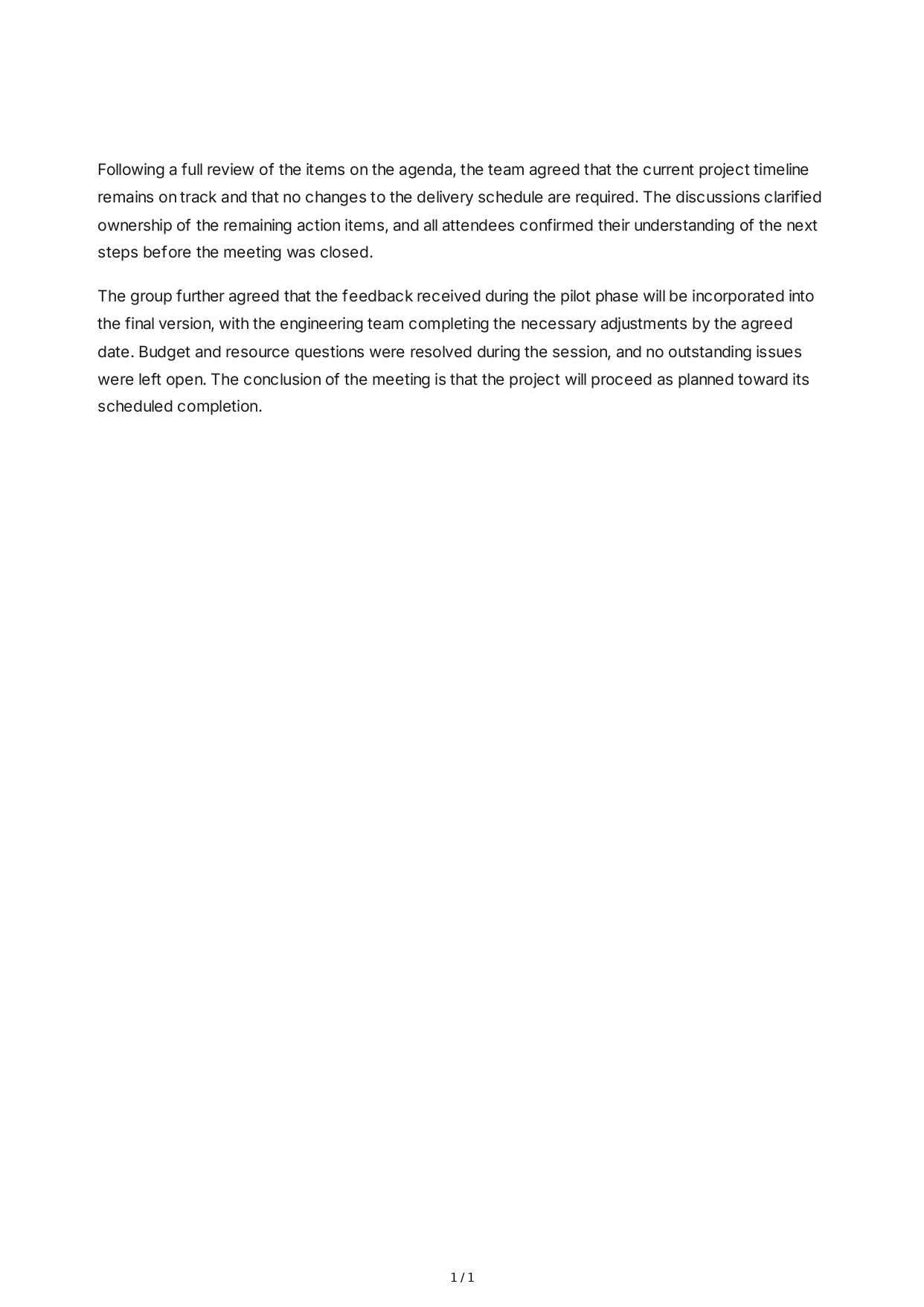 Meeting Report Conclusion Paragraph - Free AI Conclusion Paragraph Generator, 50+ Real Conclusion Paragraph Examples