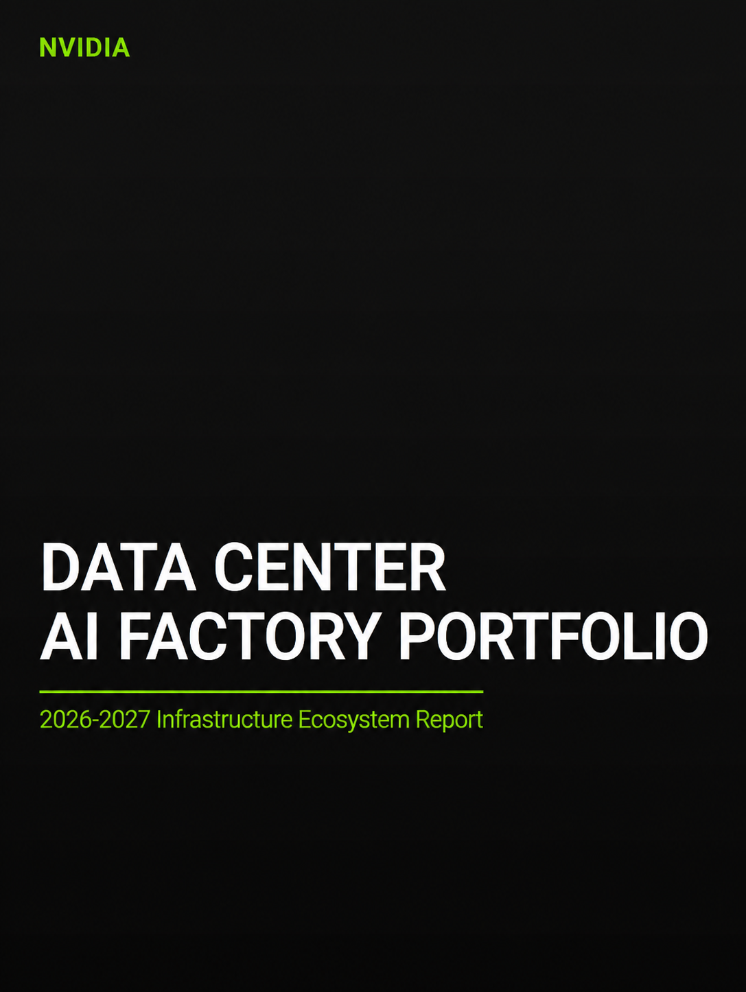 NVIDIA Data Center AI Factory Portfolio - Free AI Portfolio Generator, 50+ Real Portfolio Examples