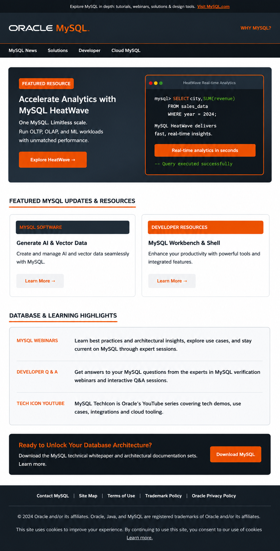 Oracle MySQL Email Newsletter - Free AI Email Newsletter Generator, 50+ Real Email Newsletter Examples