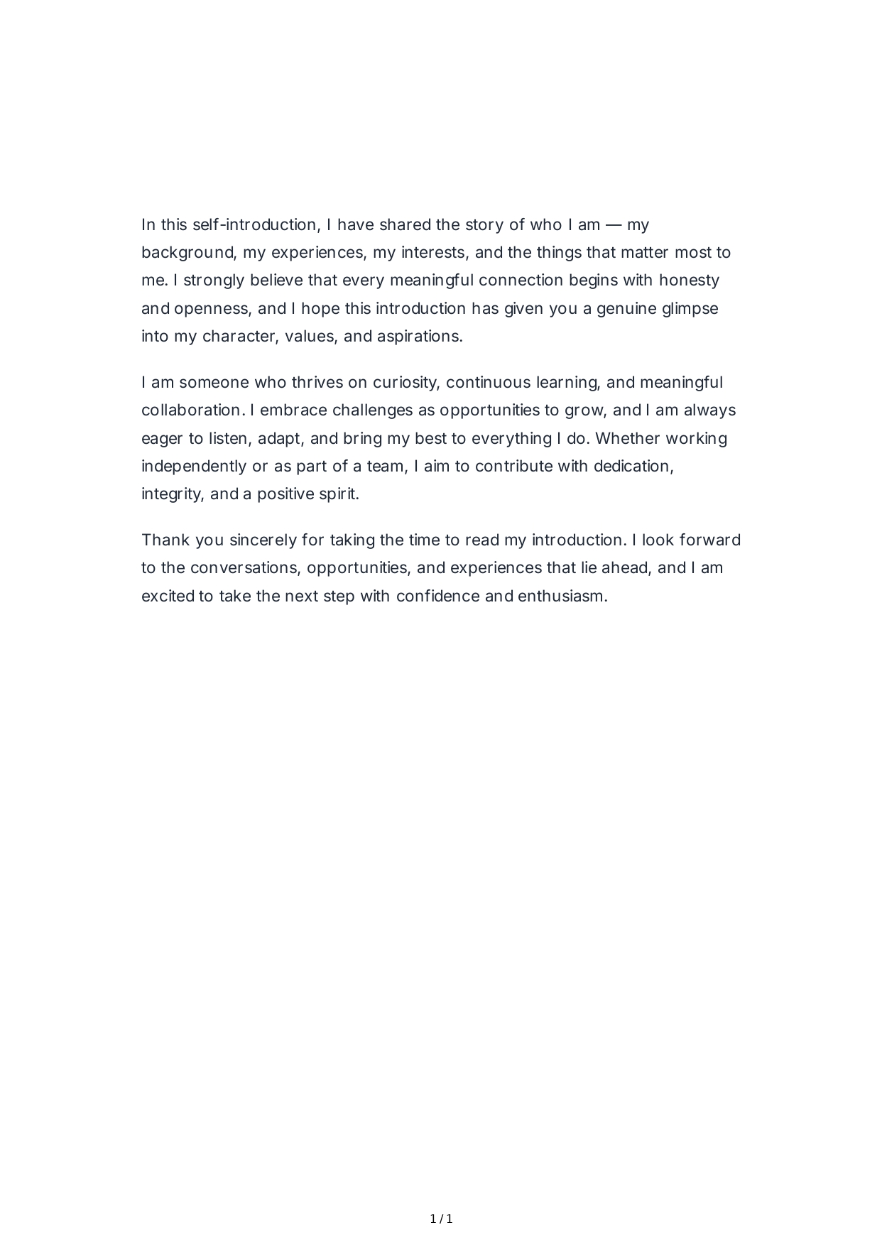 Self Introduction Conclusion Paragraph - Free AI Conclusion Paragraph Generator, 50+ Real Conclusion Paragraph Examples