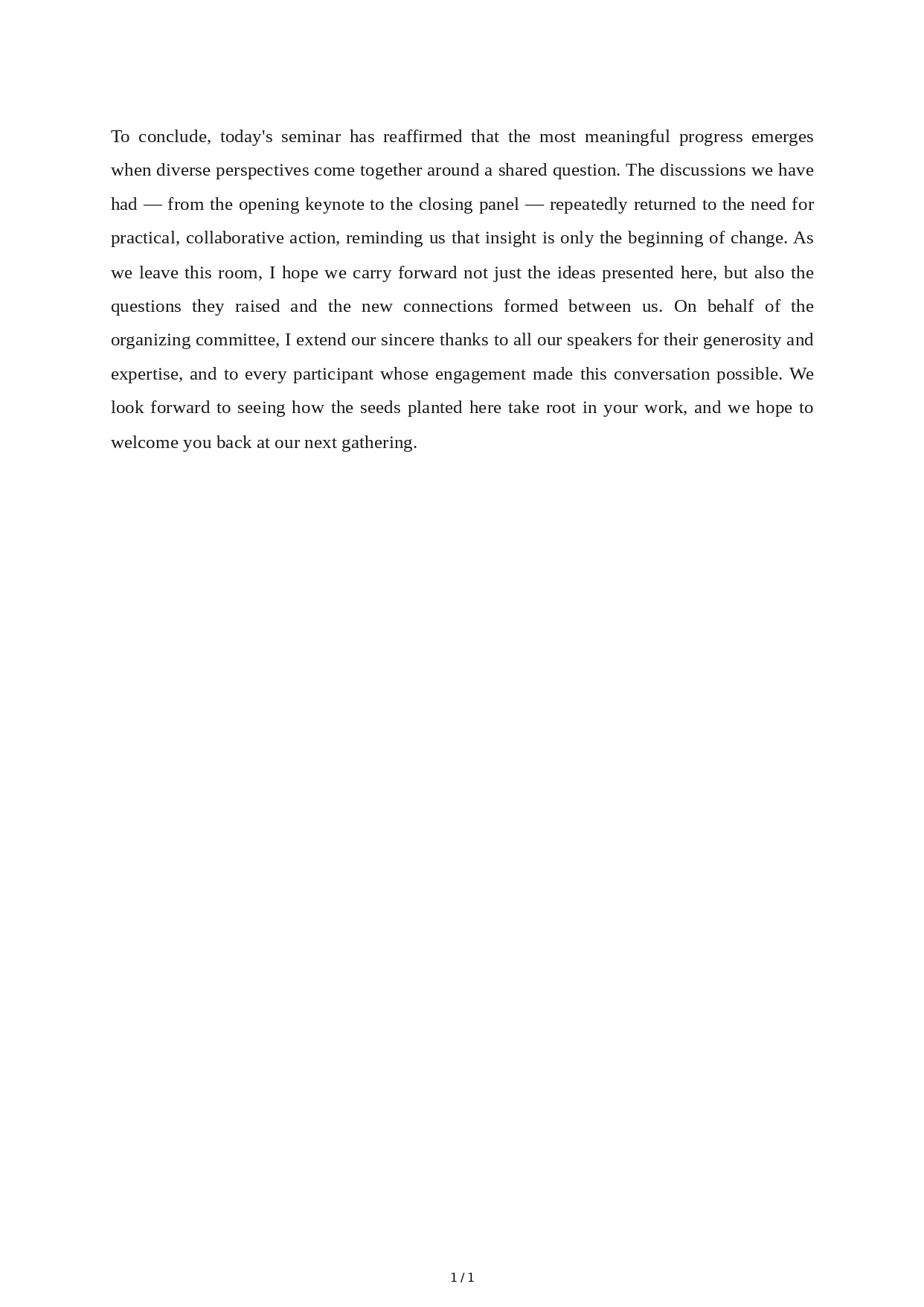 Seminar Conclusion Paragraph - Free AI Conclusion Paragraph Generator, 50+ Real Conclusion Paragraph Examples