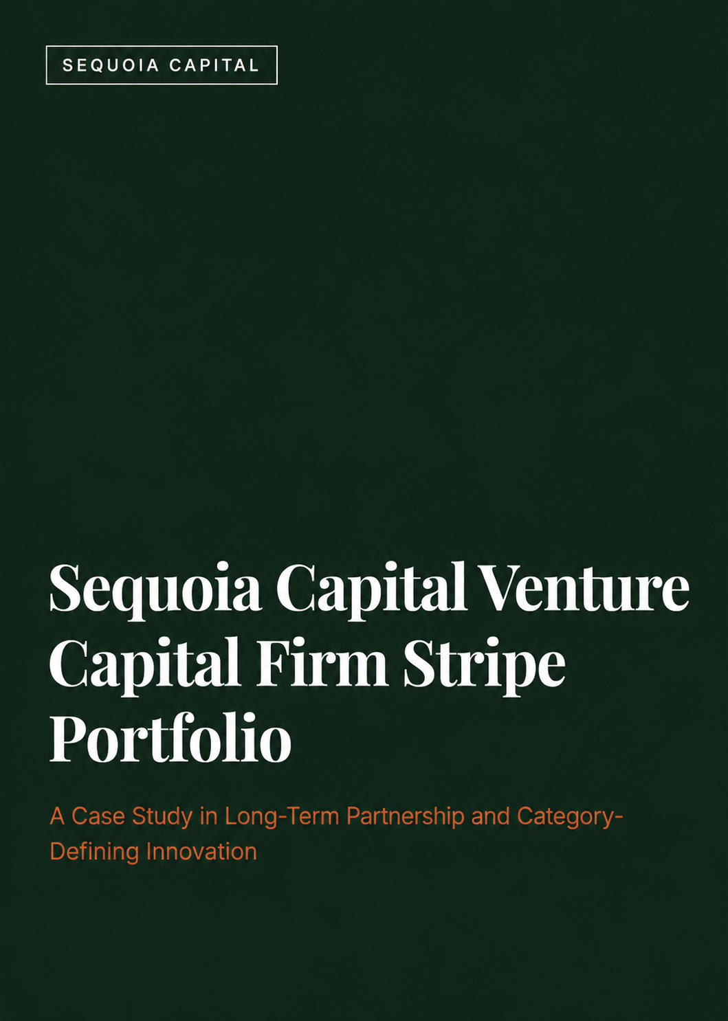Sequoia Capital Venture Capital Firm Stripe Portfolio - Free AI Portfolio Generator, 50+ Real Portfolio Examples