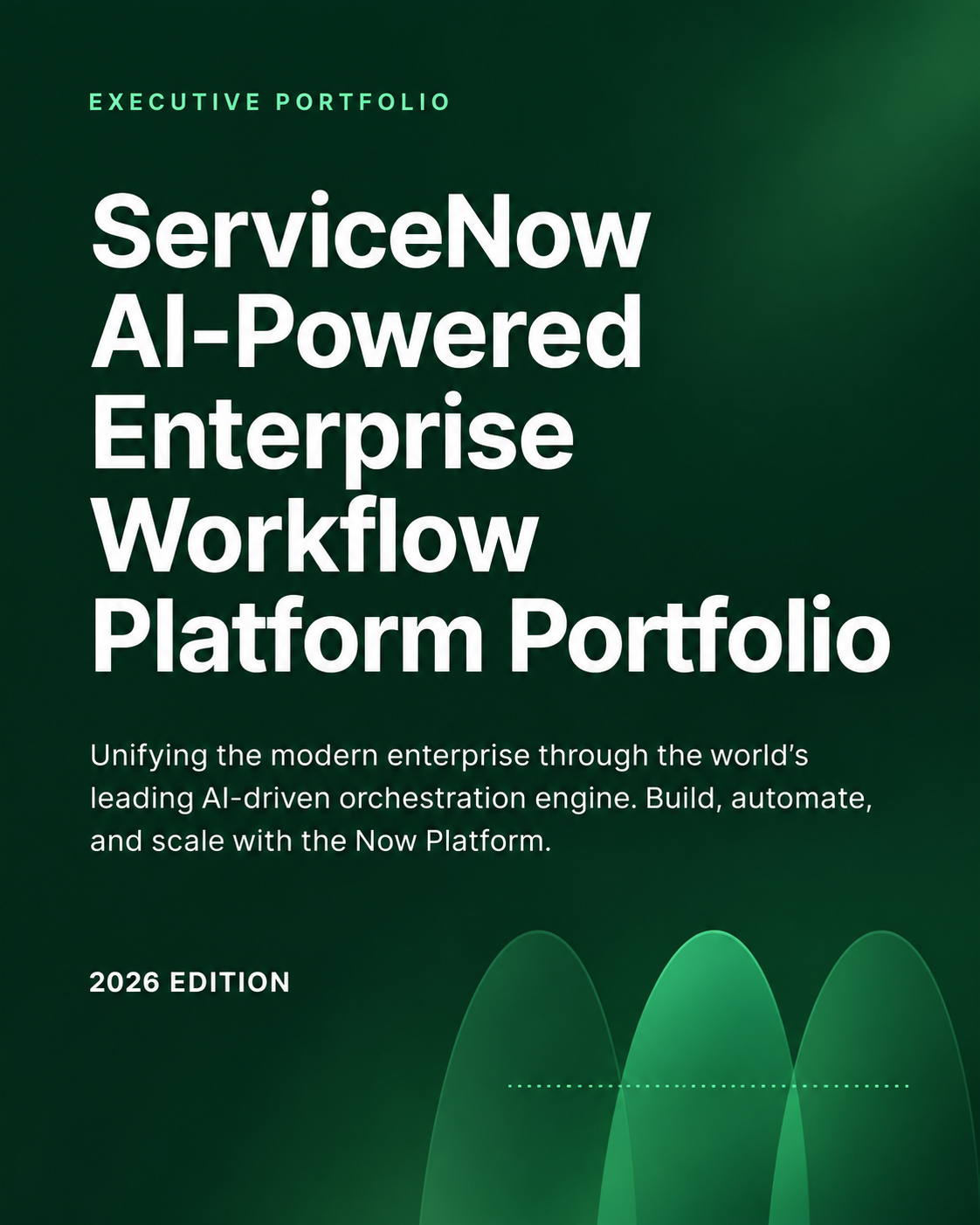 ServiceNow AI-Native Unified Workflow Product Portfolio - Free AI Portfolio Generator, 50+ Real Portfolio Examples
