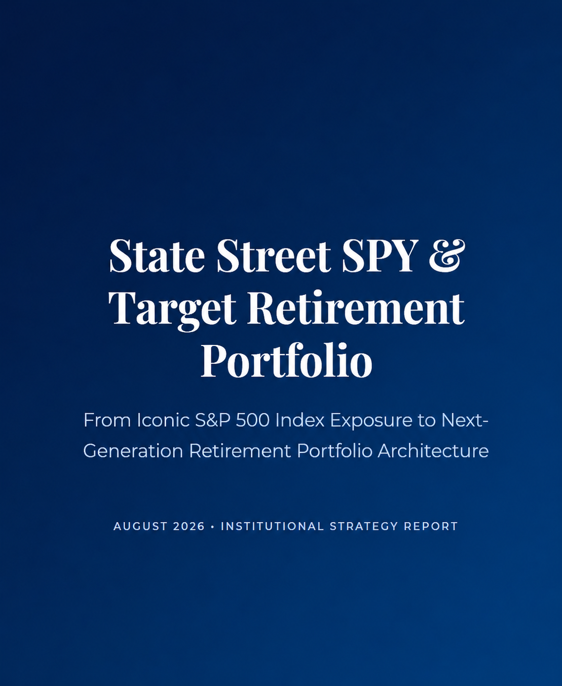 State Street SPY & Target Retirement Portfolio - Free AI Portfolio Generator, 50+ Real Portfolio Examples